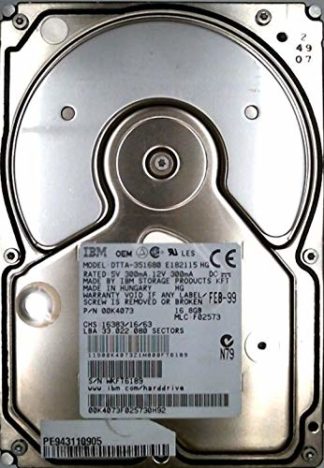 13,5 GB IDE IBM Internal 5400RPM 3.5" DTTA-351350