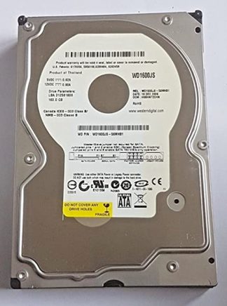 160 GB SATA WD1600JS-56MHB1 7200rpm 8MB HDD 3.5" Festplatte