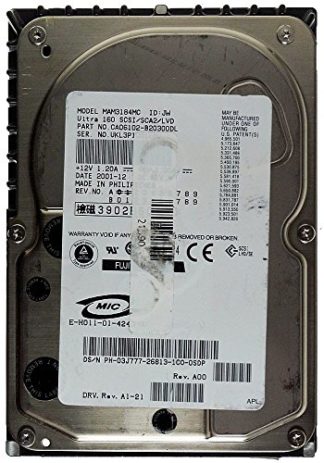 18,4GB HDD Fujitsu MAM3184MC Ultra160 SCSI ID8651