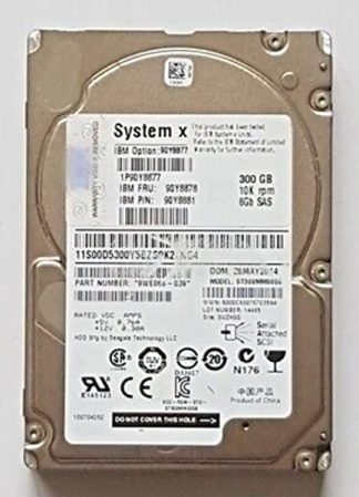 300 GB SAS 90Y8877/ST300MM0006 10K RPM 64MB 2.5" interne Festplatte