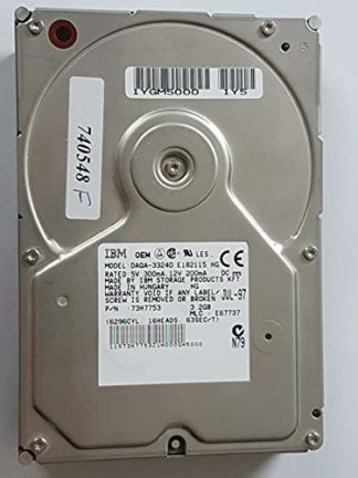 3.2 GB IDE IBM DAQA-33240 ATA-3 5400RPM Hard Drive P/N 73H7753