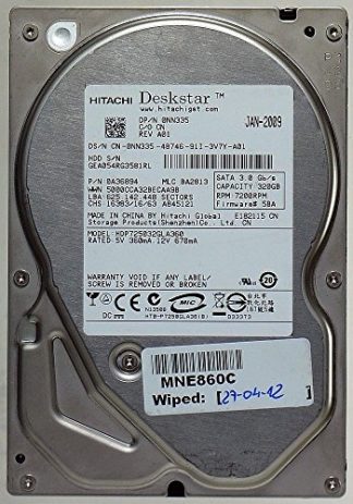 320GB HDD Hitachi Deskstar HDP725032GLA360 SATA ID12526