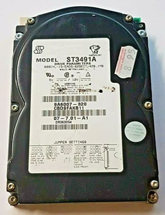 428.1 MB IDE ST3491A P-ATA 3800 RPM ATA-2 HDD 3,5" Festplatte