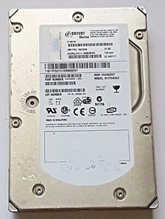 70 GB 39J3696 15000 RPM SCSI Ultra3 80-pin HDD 3,5" interne Festplatte