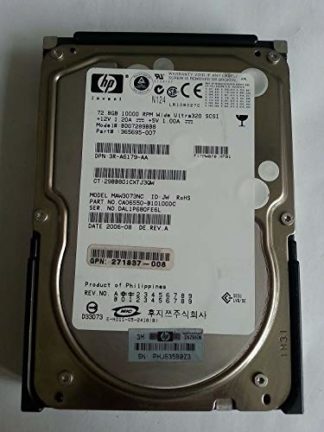 72,8 B HP BD07289BB8 10K ULTRA320 SCSI 80 PIN