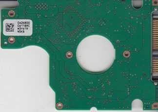 HTS541080G9SA00, 0A26800 DA1189C, 0A27474, DA1519, Hitachi SATA 2.5 Leiterplatte (PCB)