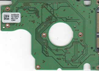 HTS541612J9SA00, 0A50426 DA1550A, PN 0A50529, Hitachi 120GB SATA 2.5 Leiterplatte (PCB)