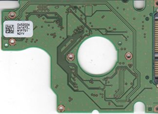 HTS541680J9SA00, 0A52026 DA1673, 0A55731, DA2043, Hitachi SATA 2.5 Leiterplatte (PCB)