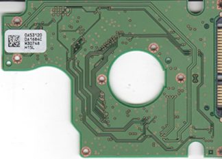 HTS542580K9SA00, 0A53120 DA1684C, 0A54911, DA2153, Hitachi SATA 2.5 PCB