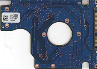 HTS545016B9SA00, 0A71398 DA2969A, 0A70451, DA2987, Hitachi SATA 2.5 Leiterplatte (PCB)
