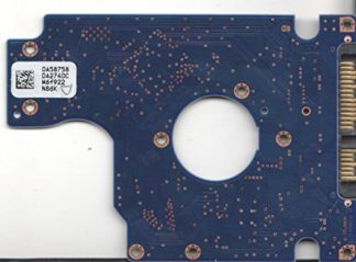 HTS545050B9SA02, 0A58758 DA2740C, PN 0A70465, Hitachi 500GB SATA 2.5 Leiterplatte (PCB)