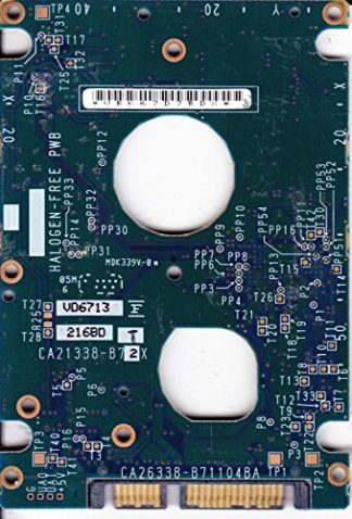 MHV2060BH, CA06672-B262000T, CA26338-B71104BA, Fujitsu 60GB SATA 2.5 Leiterplatte (PCB)