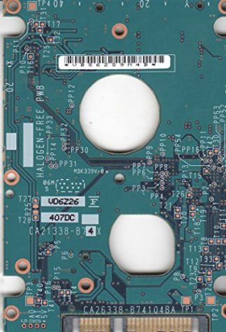 MHV2080BH PL, PN CA06672-B25300C1, Fujitsu 80GB SATA 2.5 Leiterplatte (PCB)