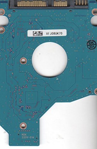 MK1665GSXV, HDD2J15 B UY01 B, G002706A, Toshiba 160GB SATA 2.5 Leiterplatte (PCB)