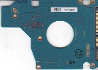 MK2035GSS, HDD2A30 F ZL03 T, G5B001590000-A, Toshiba 200GB SATA 2.5 Leiterplatte (PCB)