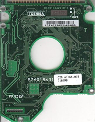MK2109MAT, HDD2130 C ZE01, B36018632018-A, Toshiba 2.1GB IDE 2.5 Leiterplatte (PCB)