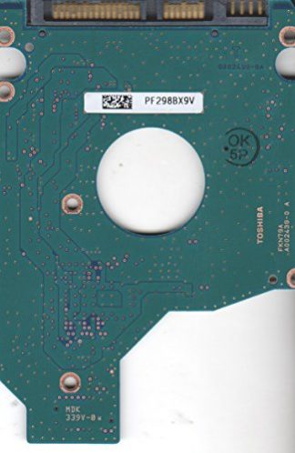MK2555GSX, HDD2H24 S ZK01 T, G002439-0A, Toshiba 250GB SATA 2.5 Leiterplatte (PCB)
