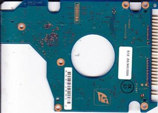 MK4025GAS, HDD2190 P ZE01 T, G5B000465000-A, Toshiba 40GB IDE 2.5 Leiterplatte (PCB)