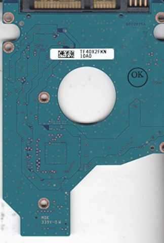 MK5076GSX, HDD2J93 F VL01 T, G002825A, Toshiba SATA 2.5 Leiterplatte (PCB)