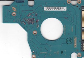 MK6032GSX, AS312D, HDD2D33 D ZK01 T, G5B001355000-A, Toshiba SATA 2.5 Leiterplatte (PCB)