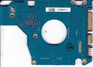 MK8032GSX, HDD2D32 H ZK01 S, G5B001355000-A, Toshiba 80GB SATA 2.5 Leiterplatte (PCB)