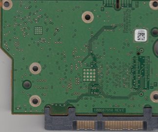 ST1000DM003, 1CH162-501, CC44, 1332 F, Seagate SATA 3.5 Leiterplatte (PCB)