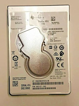 ST1000LM035 SN ZDE7Axxx 08 DEC 2017 Product of Thailand