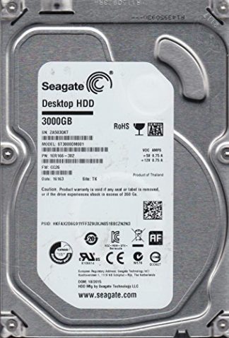 ST3000DM001, ZA5, TK, PN 1ER166-302, FW CC26, Seagate 3TB SATA 3.5 Festplatte