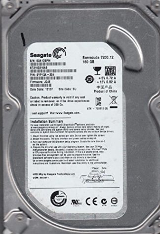ST3160316AS, S2A, SU, PN 9YP13A-304, FW JC4B, Seagate 160GB SATA 3.5 Festplatte