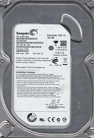 ST3160318AS, 6VM, SU, PN 9SL13A-302, FW CC38, Seagate 160GB SATA 3.5 Festplatte