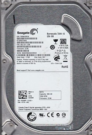 ST3250318AS, 5VM, WU, PN 9SL131-036, FW CC46, Seagate 250GB SATA 3.5 Festplatte