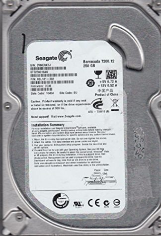 ST3250318AS, 6VM, SU, PN 9SL131-302, FW CC38, Seagate 250GB SATA 3.5 Festplatte