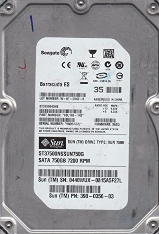ST3750640NS, 5QD, PN 9BL148-145, FW 3AZQ, Seagate 750GB SATA 3.5 Festplatte