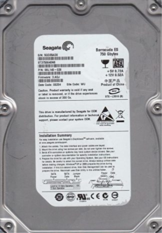 ST3750640NS, 5QD, WU, PN 9BL148-038, FW 3.AQJ, Seagate 750GB SATA 3.5 Festplatte