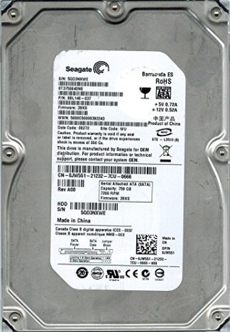 ST3750640NS Seagate Festplatte (P/N: 9bl148–037 750 GB F/W: 3bks WU