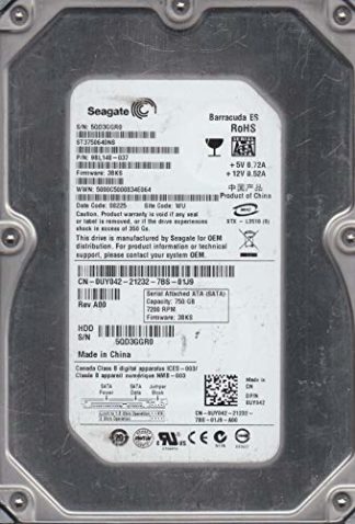 Seagate ST3750640NS, 5QD, WU, PN 9BL148-037, FW 3BKS, 750 GB SATA 3.5 Festplatte (erneuert)