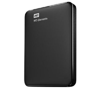 Tragbare externe Festplatte WD Elements - 500 GB, schwarz