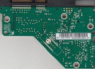 WD1001FALS-00J7B1, 2061-701622-800 05P, WD SATA 3.5 Leiterplatte (PCB)