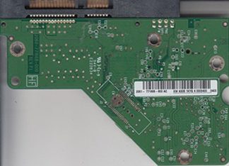 WD1001FALS-00U9B0, 2061-771668-800 AC, WD SATA 3.5 Leiterplatte (PCB)