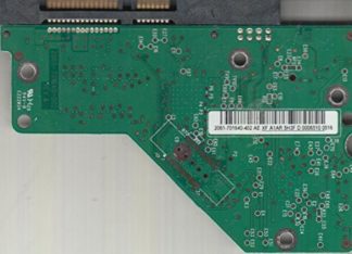 WD10EADS-00M2B0, 2061-701640-402 AE, WD SATA 3.5 Leiterplatte (PCB)