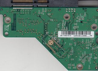 WD10EADS-65M2B1, 2061-701640-700 AH, WD SATA 3.5 Leiterplatte (PCB)