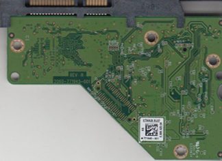 WD10EFRX-68PJCN0, 771945-801 AB, WD SATA 3.5 PCB