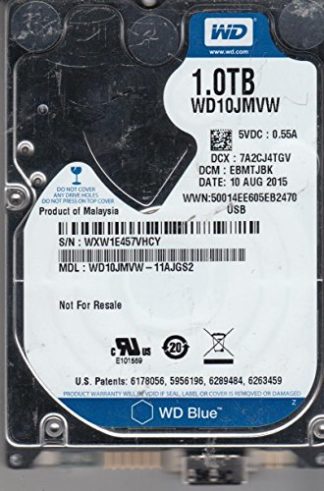 WD10JMVW-11AJGS2, DCM EBMTJBK, Western Digital 1TB USB 2.5 Hard Drive