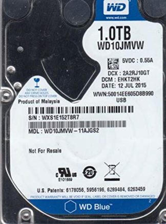 WD10JMVW-11AJGS2, DCM EHT2HK, 1TB USB 2.5 Hard Drive