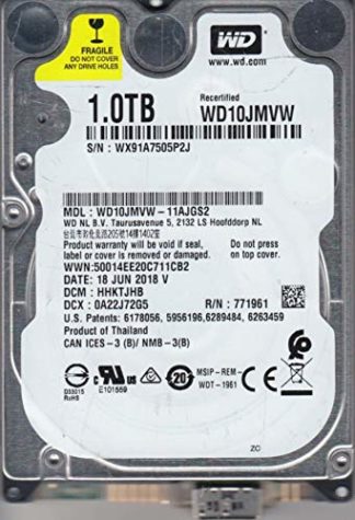 WD10JMVW-11AJGS2, DCM HHKTJHB, 1TB USB 2.5 Hard Drive