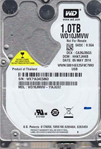 WD10JMVW-11AJGS2, DCM HHKTJHKB, 1TB USB 2.5 Hard Drive