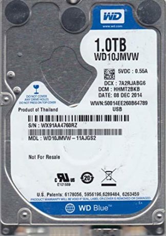 WD10JMVW-11AJGS2, DCM HHMT2BKB, 1TB USB 2.5 Hard Drive
