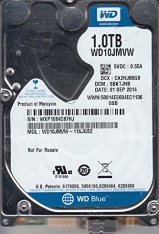 WD10JMVW-11AJGS2, DCM SBKTJHB, 1TB USB 2.5 Hard Drive