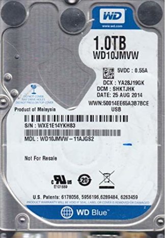 WD10JMVW-11AJGS2, DCM SHKTJHK, 1TB USB 2.5 Hard Drive