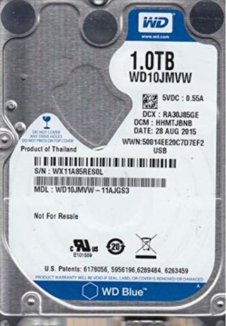WD10JMVW-11AJGS3, DCM HHMTJBNB, 1TB USB 2.5 Hard Drive